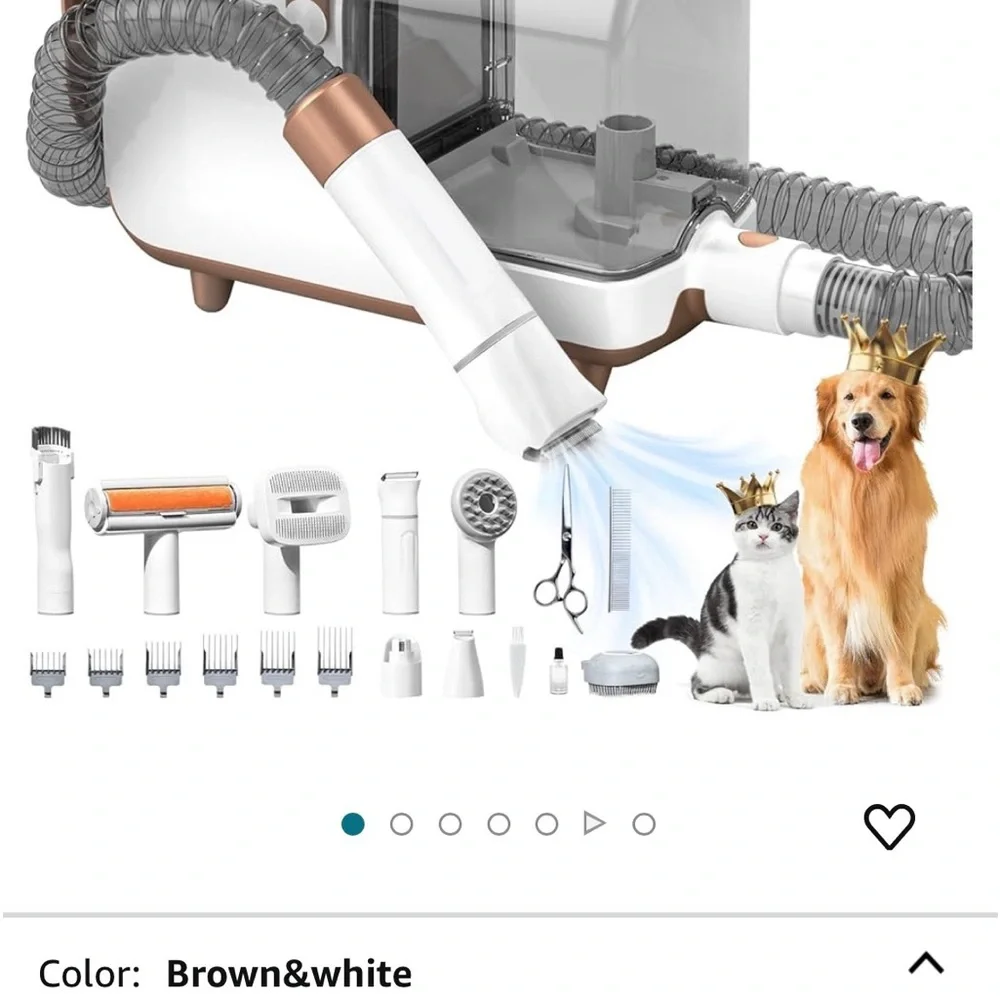 Dog grooming if vacuum